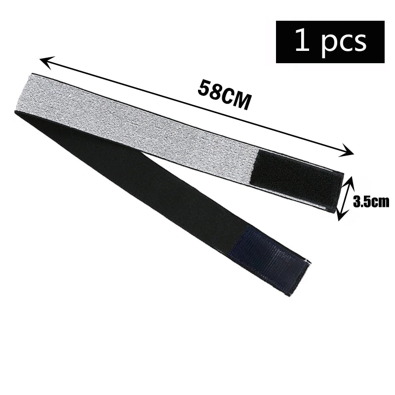 Fashion Hair Elastic Band For Wigs Adjustable Edge Scarf Elastic Headband With MagicTape for Women Lace Wigs