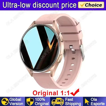 Men Women Health Smart Watch AMOLED Screen Voice Call Smartwatch All-day Heart Rate Monitoring Fashion Waterproof Sports Watches