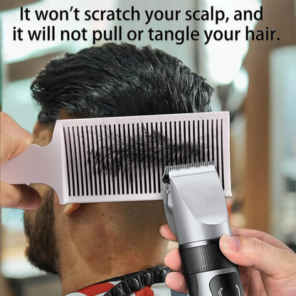 1/2/3Pcs Barber Hair Comb Kit Flat Top Hair Cutting Fading Stying Fade Comb  Men Fade Brush Salon Hair Tool Accessories