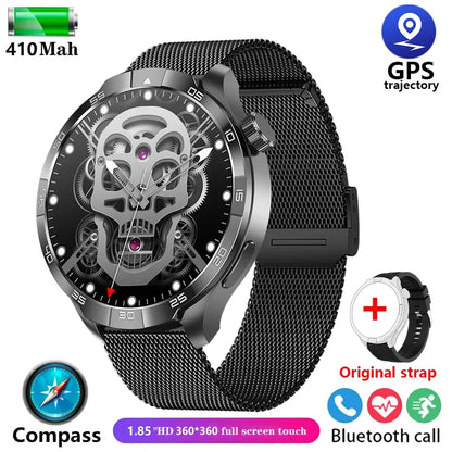 New For Huawei Xiaomi Military GPS NFC Smart Watch Men Compass Waterproof Outdoor Sport Tracker Bluetooth Call Smartwatch Women