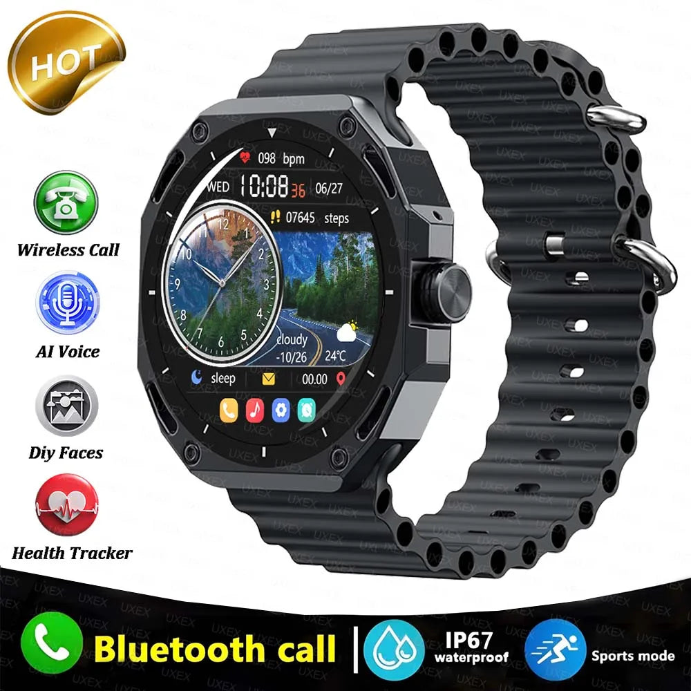 New Smartwatch Plus Women AMOLED HD Screen Global Version Always On Display Bluetooth Call Smart Men Watch For Android Ios 2025