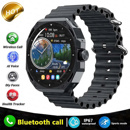 New Smartwatch Plus Women AMOLED HD Screen Global Version Always On Display Bluetooth Call Smart Men Watch For Android Ios 2025