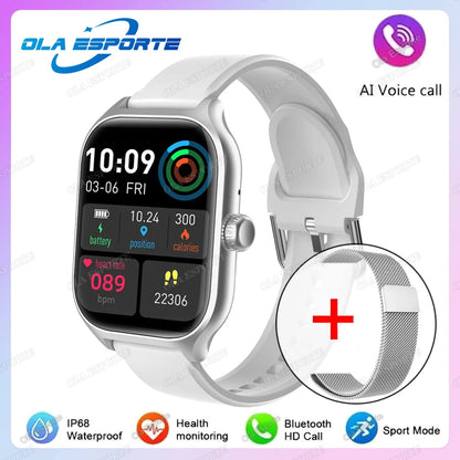 New Smart Watch Bluetooth Call Heart Rate Sleep Monitoring 100+ Sports Modes Pedometer IP68 Waterproof Smartwatch For Men Women