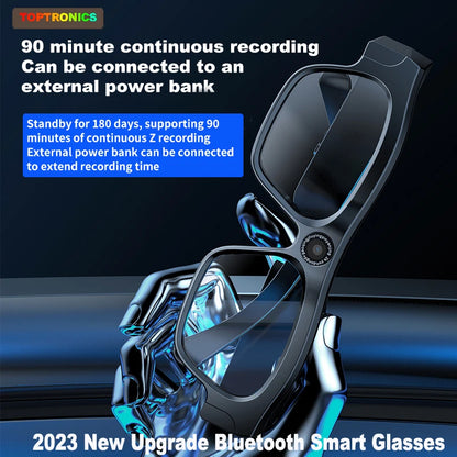 4K High-definition Camera Glasses New Generation of Head Mounted Fashionable Smart Bluetooth Glasses for Listening To Music