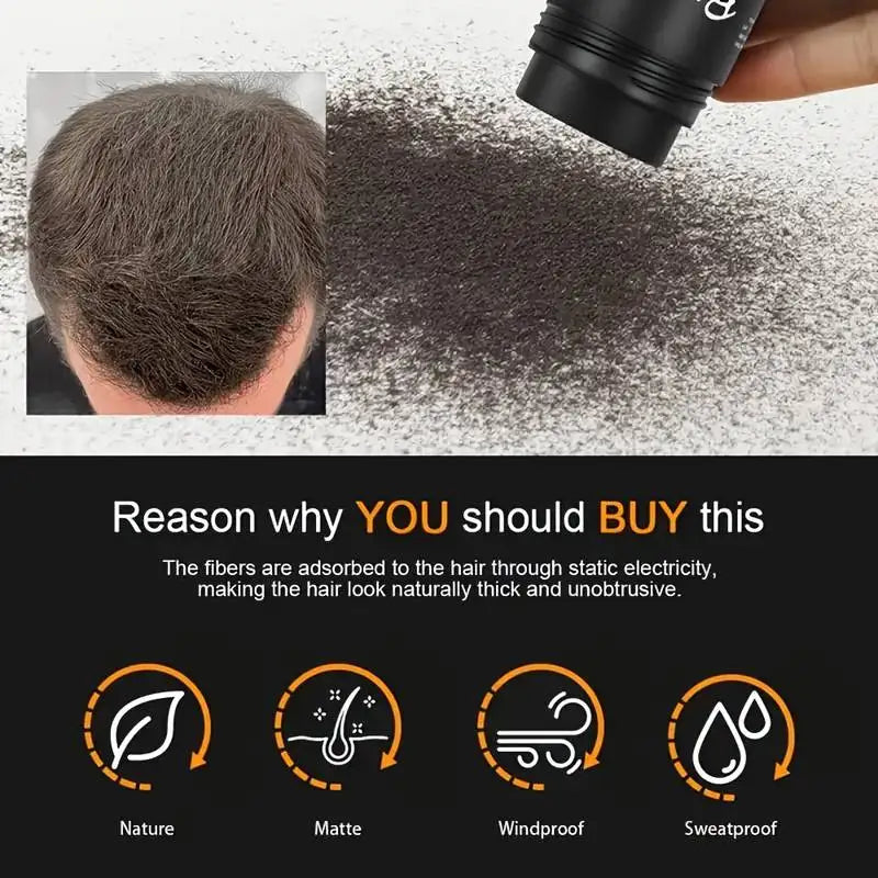 Hair Building Fibers Keratin Thicker Anti Hair Loss Products Concealer Refill Thickening Hair Fiber Powders Growth sevich 27.5g