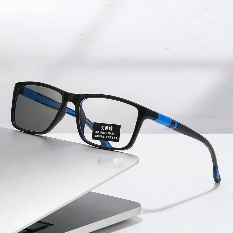 Men Women Fashion Photochromic Glasses Outdoor New Stylish Reading Glasses Smart Color Changing Presbyopia Eyeglasses