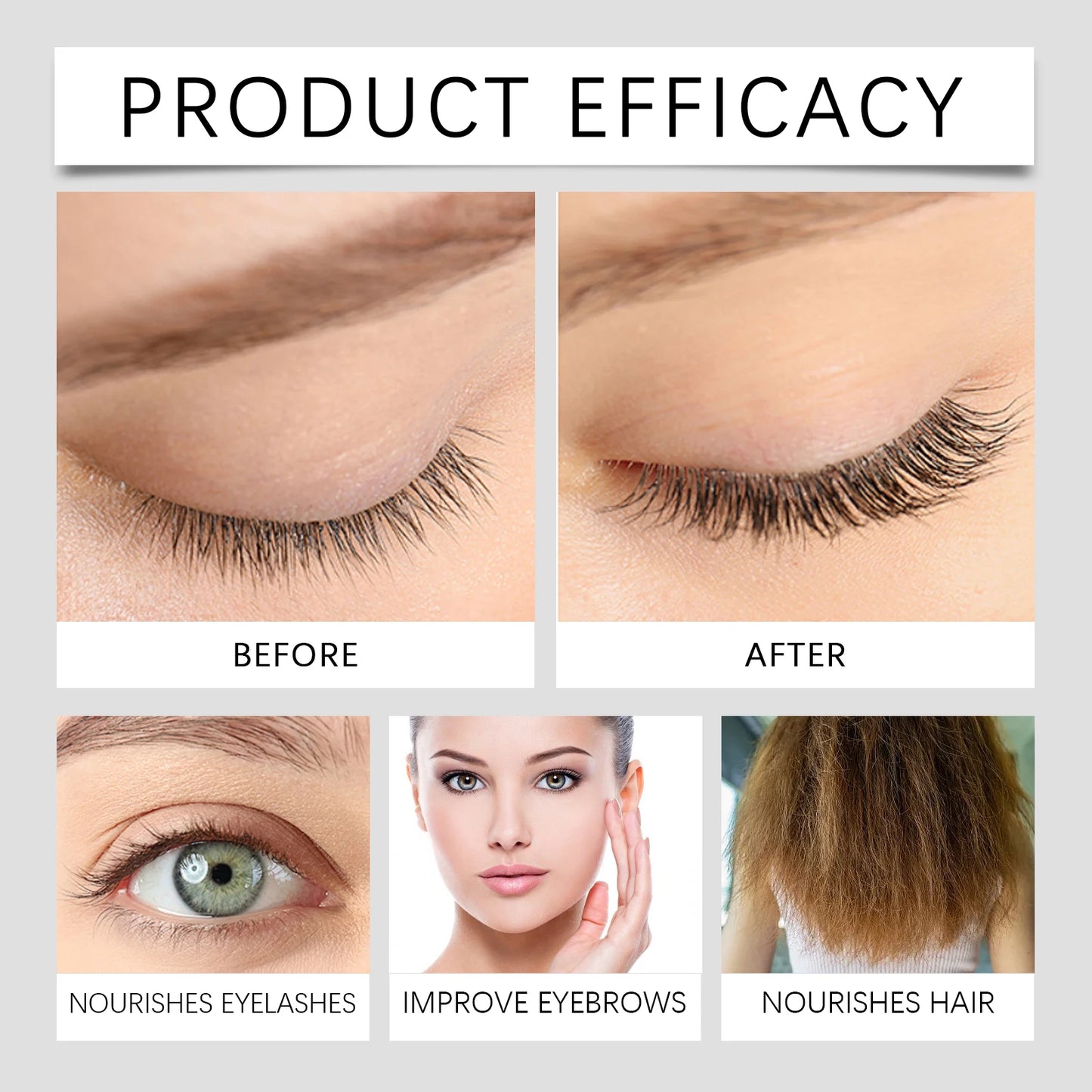 WEST MONTH 100ml Castor Essence Oil Multi-Effect Care Nourishes Eyelashes Moisturizes Hair Hydrates The Skin Long-Lasting Gentle