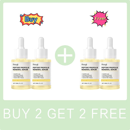 Peptide Propolis Face Serum Reduce Dryness Firming Lifting Anti Redness Renewal Smoothing Nourishing Repair Damaged Skin Essence