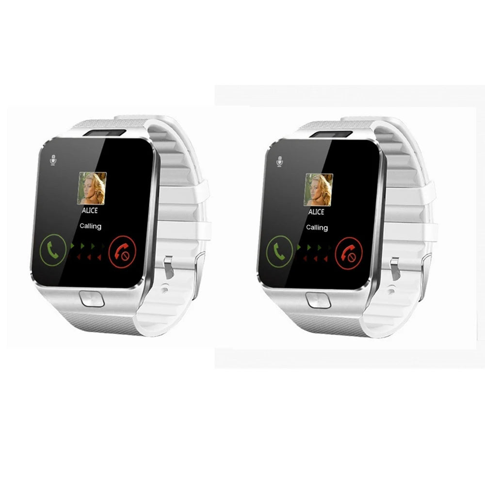 DZ09 Smart Watch Men Women Full Touch Screen Sport Waterproof Pedometer Smartwatch With Sim Card Android Watch Connected Whatsap