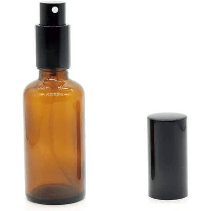 5ml-100ml Amber Glass Spray Bottle with Metal Nozzle Travel Refill Perfume Bottle Sprayer Atomizer Bottle Essential Oil