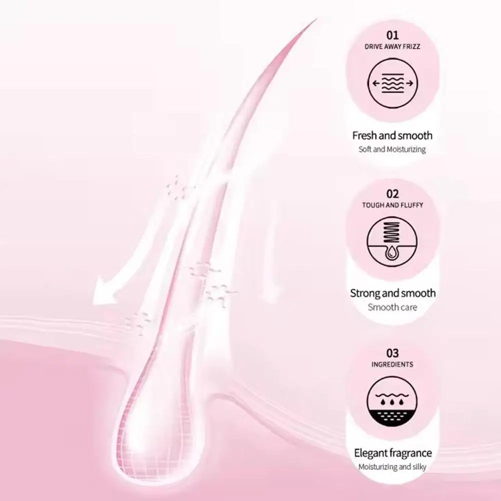 30pcs Rose Fragrance Hair Essential Oil  smooth Shiny Hair Treatment prevent tangling Nourishing Prevent Hair Breakage