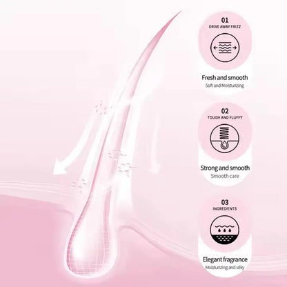 30pcs Rose Fragrance Hair Essential Oil  smooth Shiny Hair Treatment prevent tangling Nourishing Prevent Hair Breakage