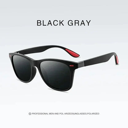 Fashion Vintage Square Polarized Sunglasses Classic Driving Fishing Brand Designer Sun Glasses Man Retro Shades UV400 Eyewear