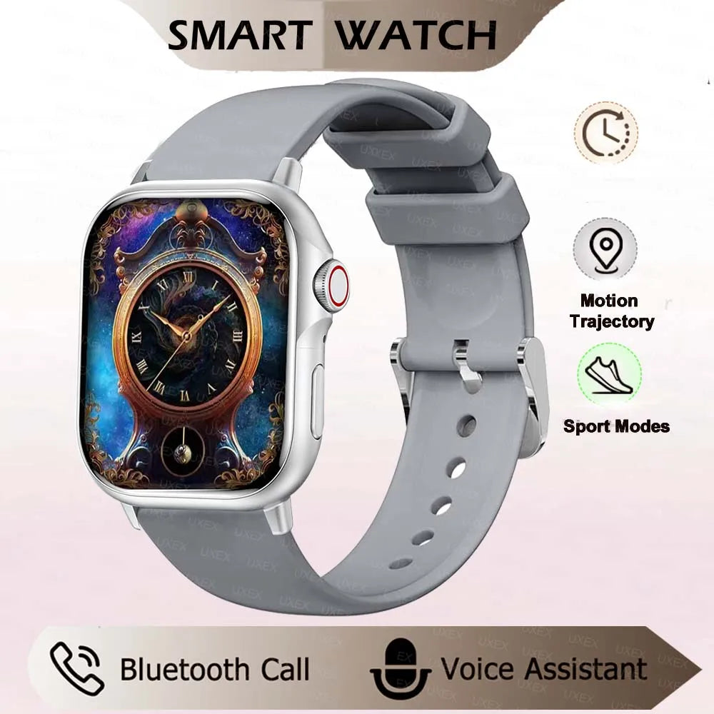 Delicacy Watch 2.01 Inch HD Smartwatch Men Surprise Gift Wireless Call Health Tracker Custom Photo Al Voice App Control Watches