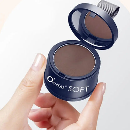 Hair Shadow Powder With Puff Quick Concealer Hairline Black/Dark Brown Waterproof Hair Shadow Hair Line Modified Powder
