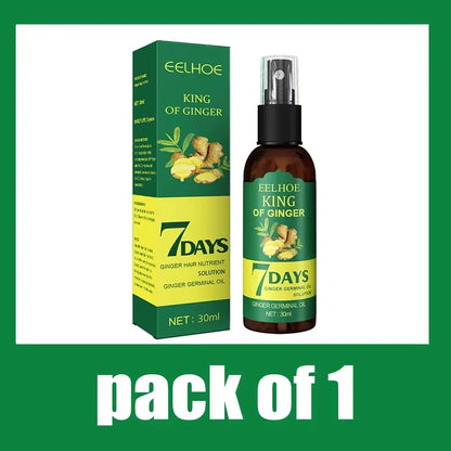 Fast Ginger Hair Growth Serum Anti Hair loss Baldness Regrowth Hair Care Oil Repair Damaged Scalp Treatment For Women Men