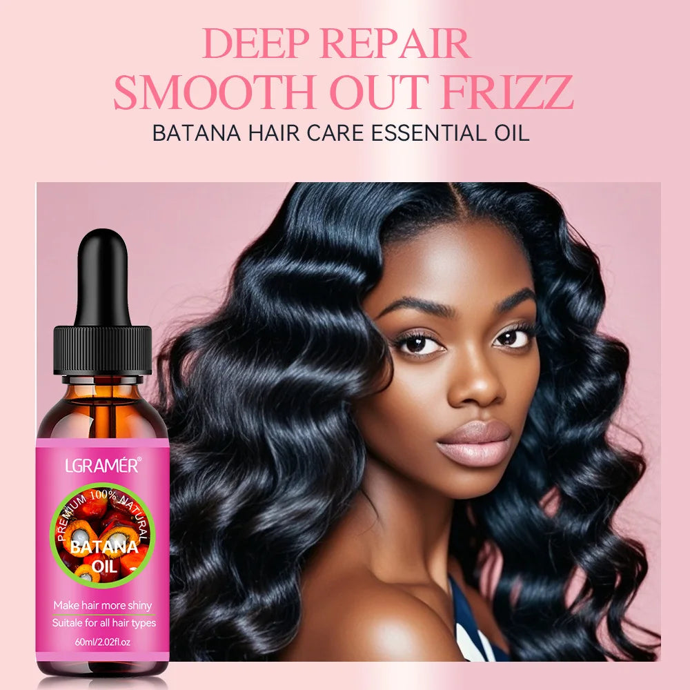 100% Pure Organic Hair Mask Batana Oil Hair Growth Oil Natural Treatment Nourish Reduce Hair Loss Anti-Breakage Hair Products