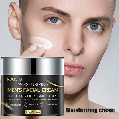 RDQCTQ Men's Retinol Firming Face Cream Skincare  Brightening Smooth Wrinkles Facial Moisturizing Collagen Face Men Treatment
