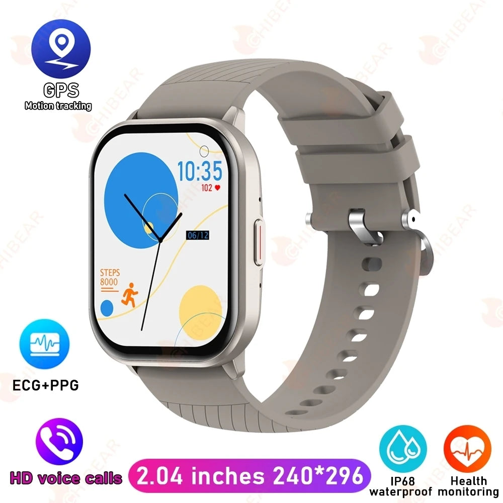 2025 New For Xiaomi Huawei Samsung Smart Watch Men Women Heart Rate Blood Pressure Fitness Tracker Bluetooth Call Smartwatch Man