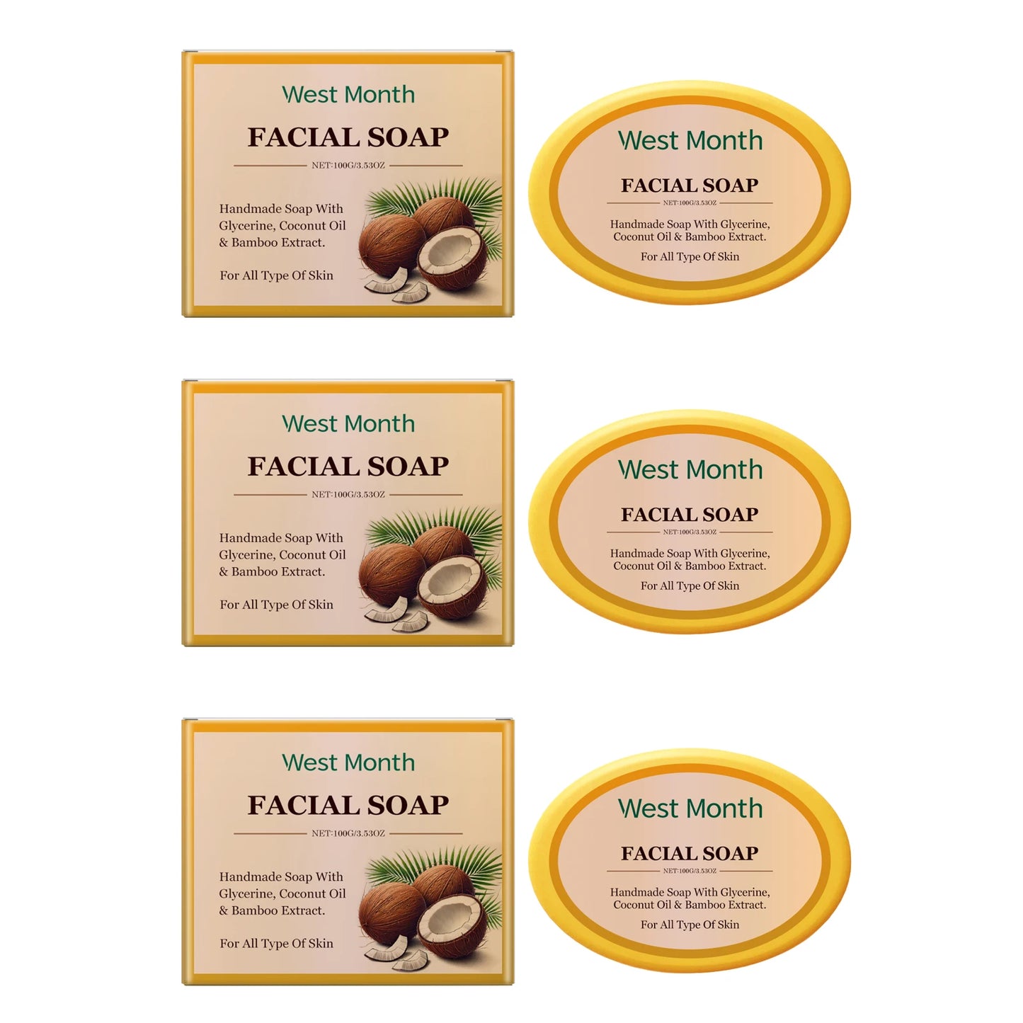 Acne Remover Soap Cleansing Oil Control Shrink Pores Brightening Smoothing Glow Moisturizing Anti Blackhead Pimples Facial Soap