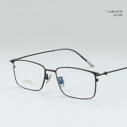 DIEDIESEE Advanced Business Men's Titanium Eyeframe High Elasticity Leg Optical Prescription Frame 34631