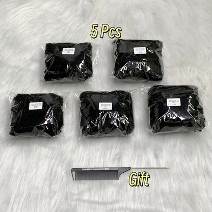 1Pc/30g Hair No Weft Brazilian Afro Kinky Curly Human Hair Bulk Remy Bulk for Braiding Extensions Natural Hai for Locs Braids