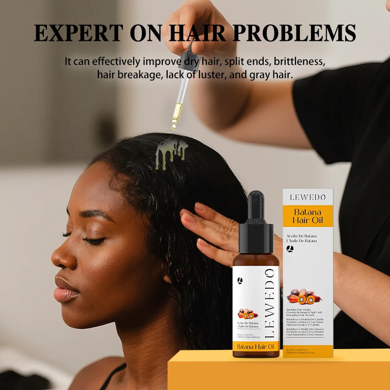 Hair Growth Essential Loss Batana Oil Regrowth Strengthen Roots Hair Care Oil Hair Nourishes Scalp Improve Scalp Circulation