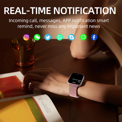 1.4 Inch Smart Watch For Women Heart Rate Blood Pressure Sleep Monitoring Multi Sport Modes Smart Notification Ladies Smartwatch