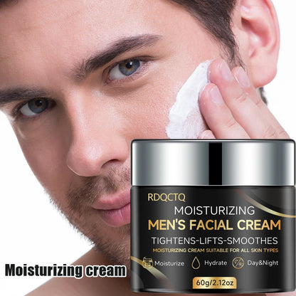 RDQCTQ Men's Retinol Firming Face Cream Skincare  Brightening Smooth Wrinkles Facial Moisturizing Collagen Face Men Treatment