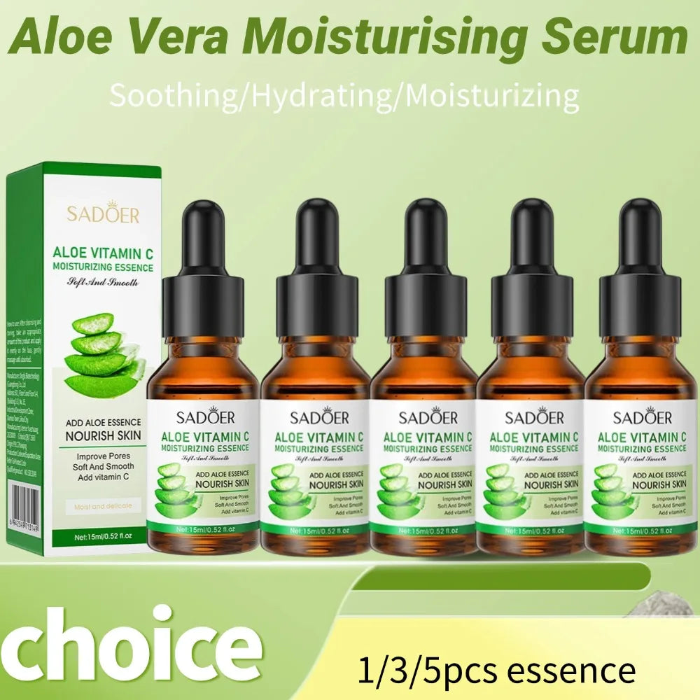 Aloe Vera Moisturizing face Serum Brightening Hydrating Natural plant ingredients Soothing face Care beauty skincare