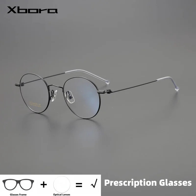Ultra light Titanium Prescription Glasses Women Men Fashion Design Progressive Optical Glasses Myopia Hyperopia Eyewear FT504Y