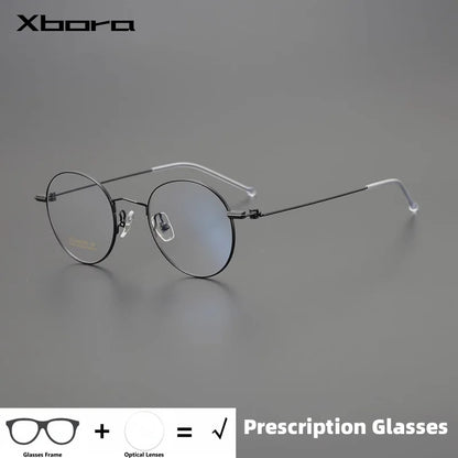 Ultra light Titanium Prescription Glasses Women Men Fashion Design Progressive Optical Glasses Myopia Hyperopia Eyewear FT504Y