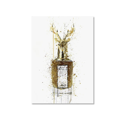 Abstract Street Graffiti Ink Style Perfume Stylized Wall Art Posters Home Room Decor Canvas Painting Mural Picture Print Artwork