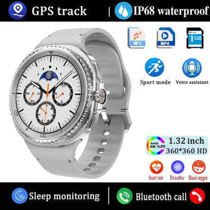 2025 New Watch8 Ultra Smart Watch Classic NFC Health Monitoring GPS Bluetooth Call 3ATM Waterproof HD Smartwatch For IOS Android
