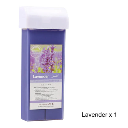 Painless Roll-On Wax Depilatory Honey & Aloe Vera Wax Cartridge for Bikini And Body Hair Removal Compatible with Wax Warmers