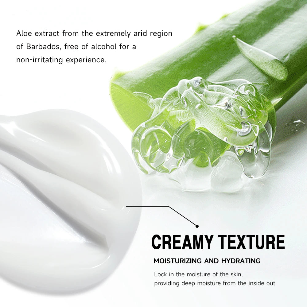 Natural Aloe Vera Gel Face Cream Moisturizing Blackhead Removal Creams For Women Korean Skin Care Products Cosmetics Nourishing