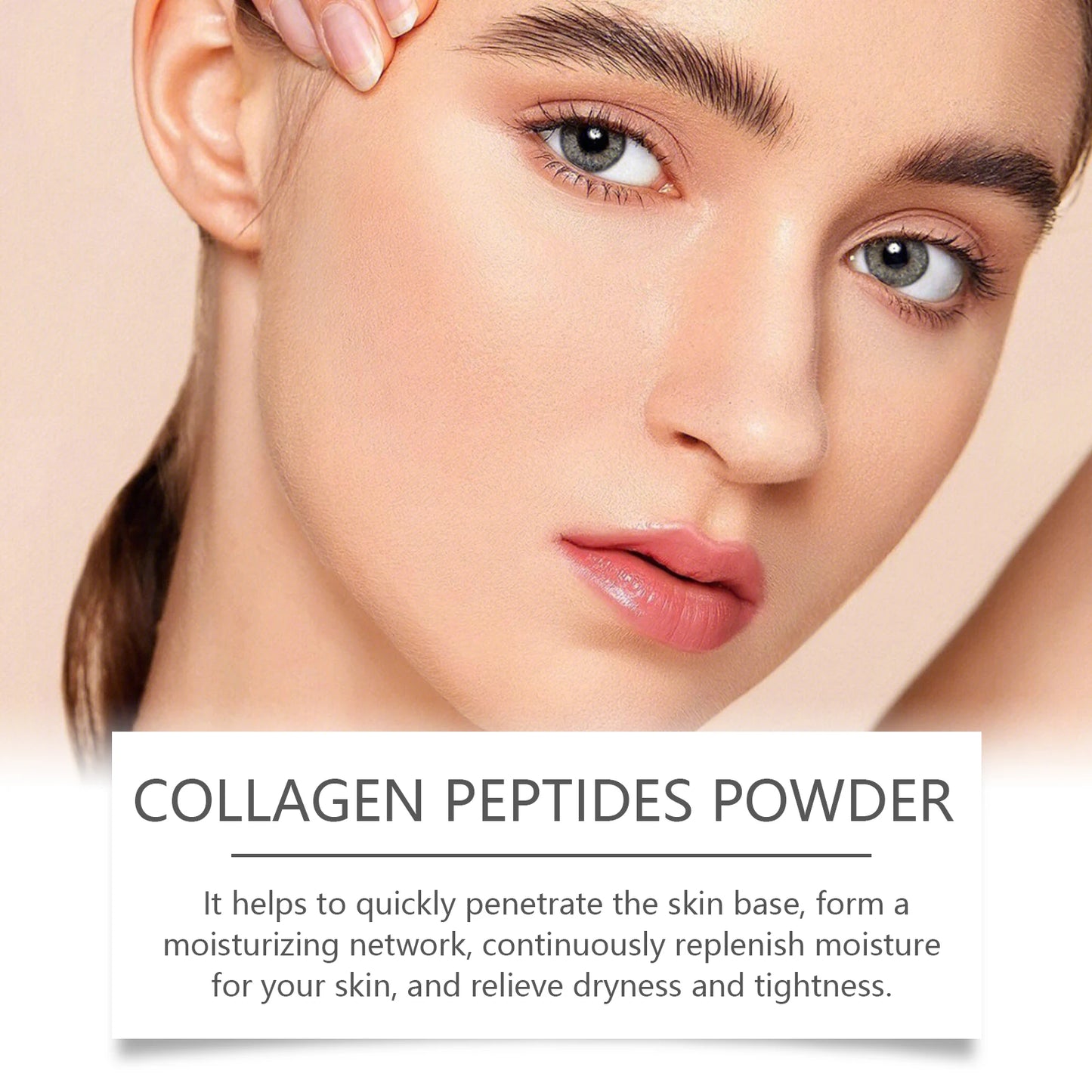Collagen Peptide Mask Powder Reduce Wrinkle Tighten Skin Enhance Elasticity Moisturize Brightening Firm  Smooth Face Mask Powder