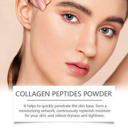Collagen Peptide Mask Powder Reduce Wrinkle Tighten Skin Enhance Elasticity Moisturize Brightening Firm  Smooth Face Mask Powder