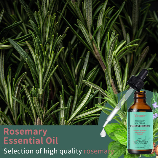 oubuy rosemary hair care essential oil nourishes and repairs hair roots  improves restlessness  prevents hair loss  and solidifi