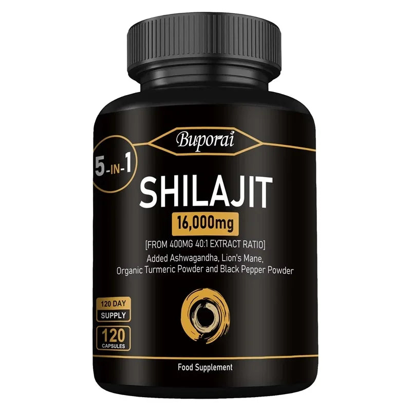 Himalaya Shilajit Capsule Original High in Trace Minerals for Energy,Muscle Strength&Immunity, Endurance for Adult