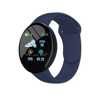 D18 Waterproof Color Round Screen Smart Bracelet Heart Rate Blood Pressure Sleep Monitor Walking Exercise Fitness Smartwatch B41