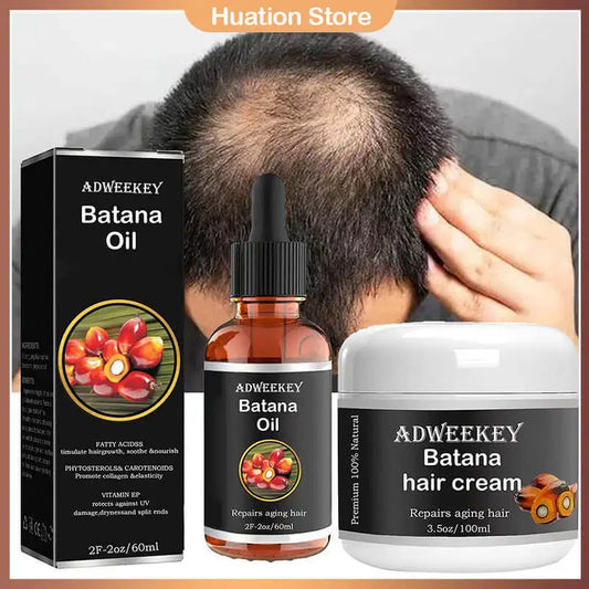 Natural Batana Oil For Hair Care Treatment Oil Repair Damaged Improve Split Hair Rough Remove Greasy Treatment Hair Care