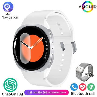 New Watch 8 Mini GPS Track Smart Watch For Men Women Health Sport AMOLED Heart Rate Bluetooth Call Waterproof Smartwatches 2025