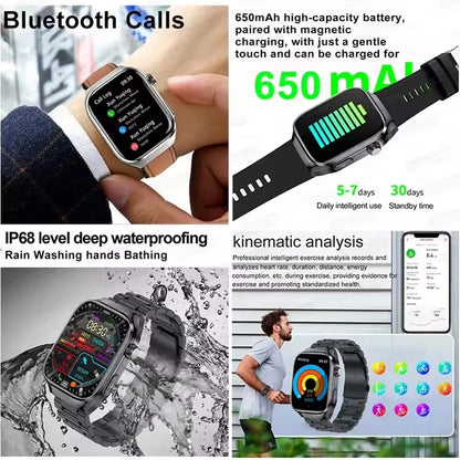 2025 New For Xiaomi Iatrology Grade Organ monitor Smart Watch Men ECG+PPG Uric Acid BP Blood Fat BT Call Sports Health Watches