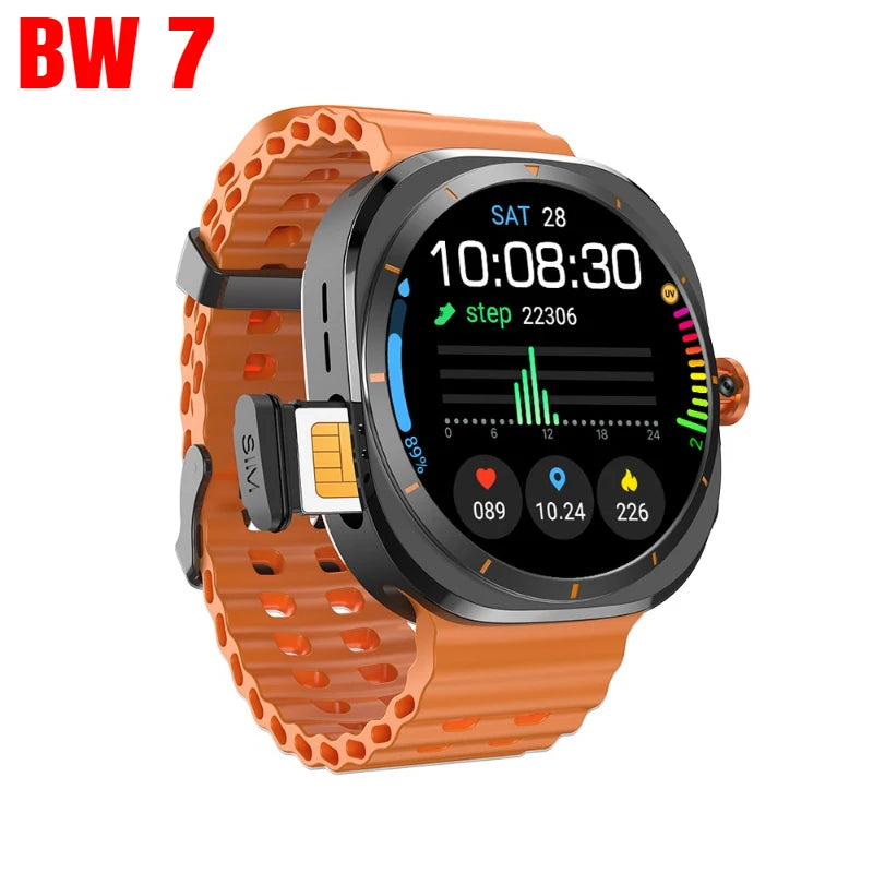 Next Generation U8 Smart Watch Ultimate 4G 5G SIM Card Video Calling GPS Compass WIFI Rotary Camera International 1480mAhBattery
