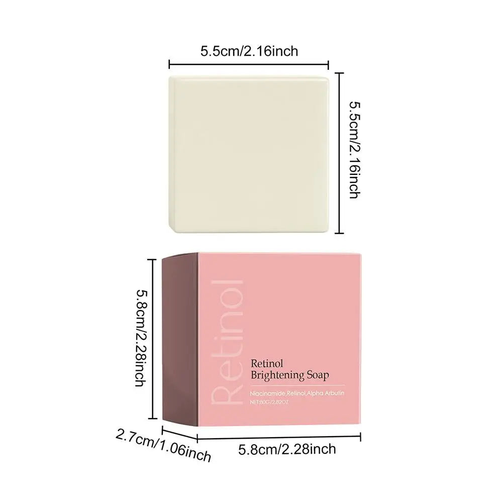 Retinol Brightening Spot Cleansing Soap for Deep Cleansing, Diminishing Dark Spots and Fine Lines, Repairing Skin, Korean Care