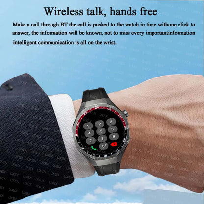 Business Watch Pro Smart Watch 1.52 HD Full Screen GPS Tracker Wireless Call Health Tracker Christmas Gift Smartwatch Men Women