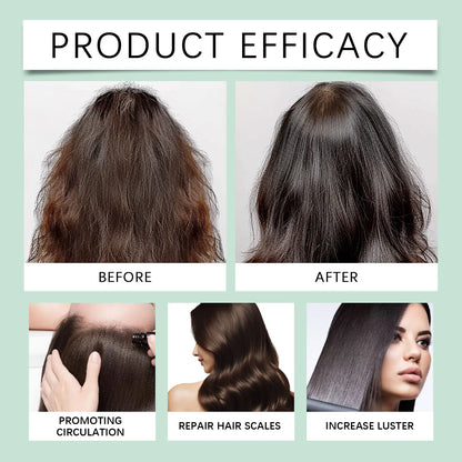 Pure Castor Hair Care Essential Oil Deep Nourish Scalp Repairing Damaged Hair Roots Scalp Treatment Serum Strengthen Hair Roots