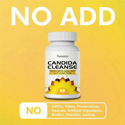 Candida Cleanse - Antioxidant, Intestinal Cleansing and Detoxification, Promote Digestion & Metabolism