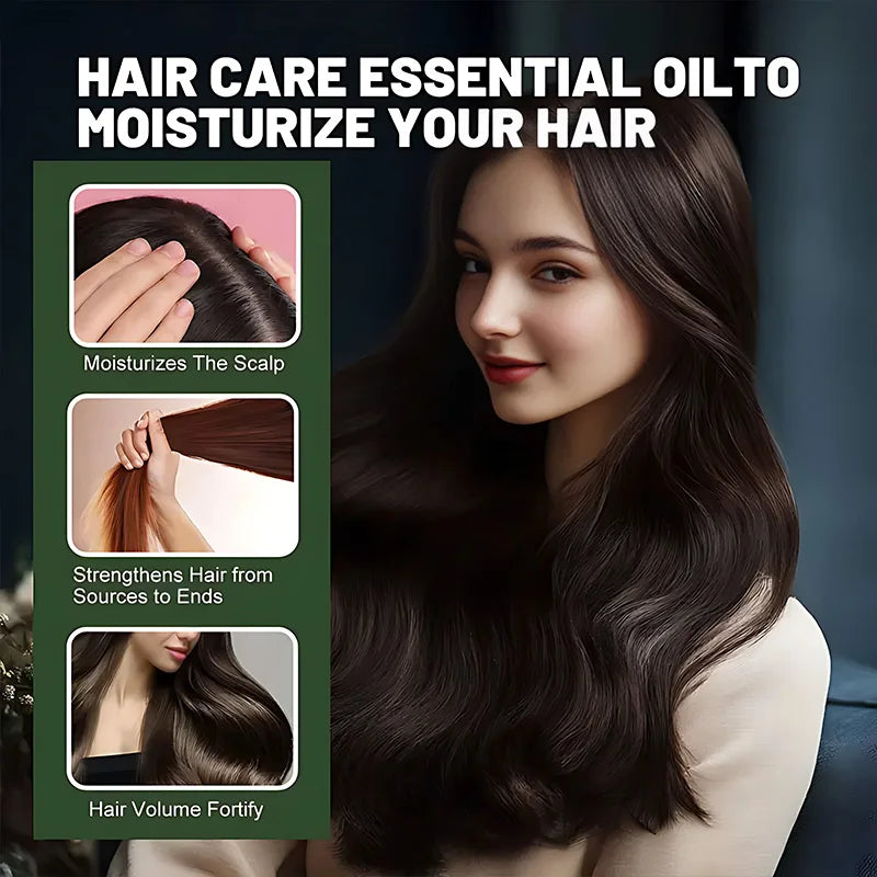 YUITIKUE100% unrefined Batana oil makes hair thicker and healthier, hair mask, hair care, nourishing silky hair texture.